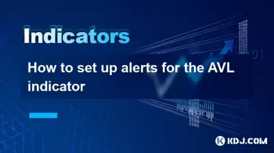 How to set up alerts for the AVL indicator