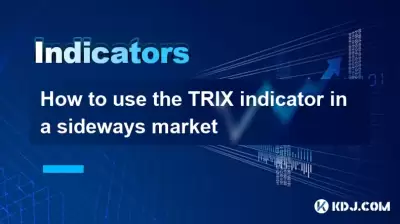 How to use the TRIX indicator in a sideways market