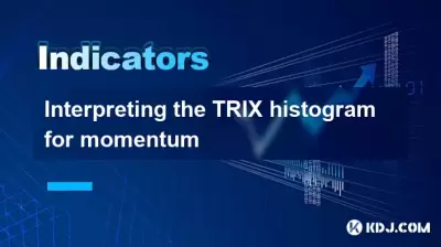 Interpreting the TRIX histogram for momentum