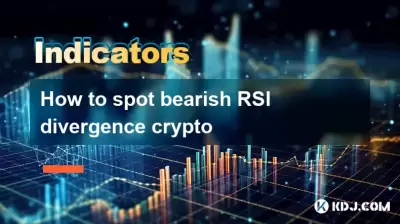 How to spot bearish RSI divergence crypto