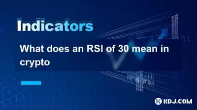 What does an RSI of 30 mean in crypto
