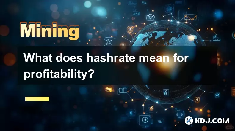 What does hashrate mean for profitability? What does hashrate mean for profitability?