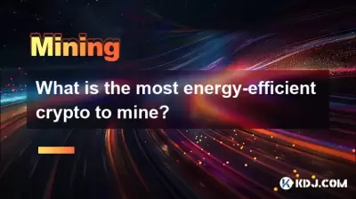 什么是最节能的加密货币? 什么是最节能的加密货币?