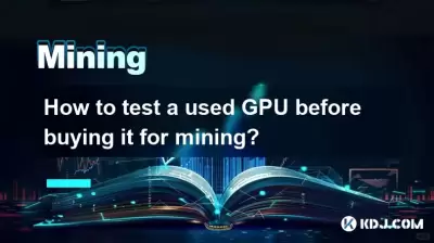 How to test a used GPU before buying it for mining? How to test a used GPU before buying it for mining?