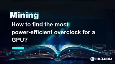 How to find the most power-efficient overclock for a GPU?