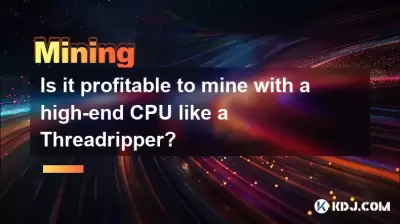 Is it profitable to mine with a high-end CPU like a Threadripper?