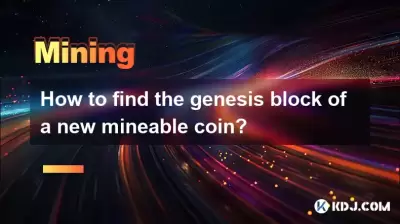 Wie finde ich den Genesis -Block einer neuen, abgestimmten Münze?