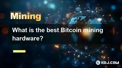 What is the best Bitcoin mining hardware? What is the best Bitcoin mining hardware?