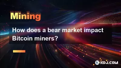 Wie wirkt sich ein Bärenmarkt aus Bitcoin Bergarbeitern?