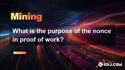 Was ist der Zweck des Nonce im Arbeitsnachweis? Was ist der Zweck des Nonce im Arbeitsnachweis?