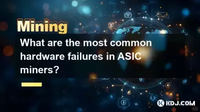 What are the most common hardware failures in ASIC miners?