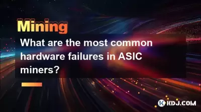 What are the most common hardware failures in ASIC miners?