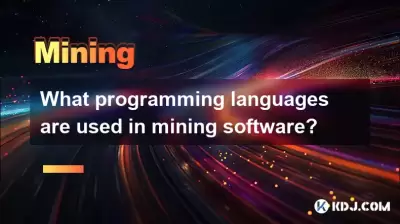 Welche Programmiersprachen werden in Bergbausoftware verwendet?