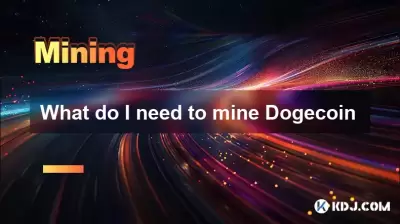 Was brauche ich, um Doge Münze zu meinen Was brauche ich, um Doge Münze zu meinen