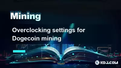 Overclocking settings for Dogecoin mining Overclocking settings for Dogecoin mining