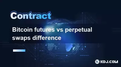 Bitcoin futures vs perpetual swaps difference