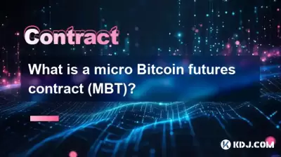 What is a micro Bitcoin futures contract (MBT)?