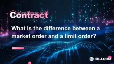 What is the difference between a market order and a limit order?