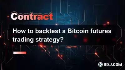 How to backtest a Bitcoin futures trading strategy?