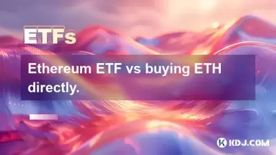 ETHEREUM ETF vs achetant directement ETH. ETHEREUM ETF vs achetant directement ETH.