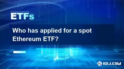 Qui a postulé pour un Spot Etf Etf? Qui a postulé pour un Spot Etf Etf?