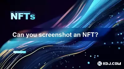 NFT를 스크린 샷 할 수 있습니까?