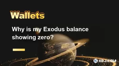 Pourquoi mon équilibre Exodus montre-t-il zéro?