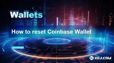 Comment réinitialiser le portefeuille Coinbase