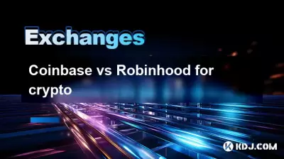 Coinbase gegen Robinhood für Krypto