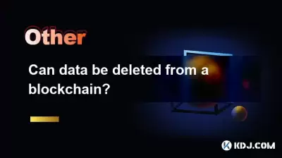 Les données peuvent-elles être supprimées d'une blockchain?