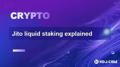 Jito Liquid Staking expliqué Jito Liquid Staking expliqué