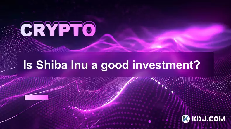 Is Shiba Inu a good investment? Is Shiba Inu a good investment?