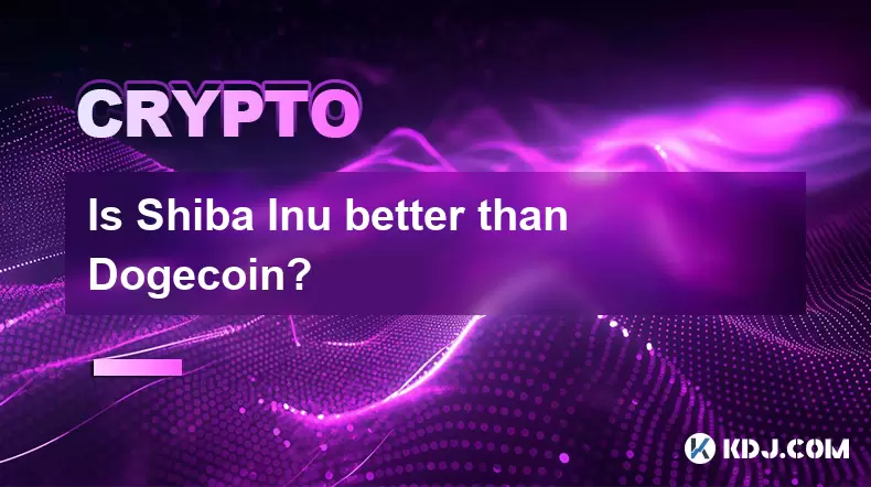 Shiba Inu比Doge硬幣更好嗎? Shiba Inu比Doge硬幣更好嗎?