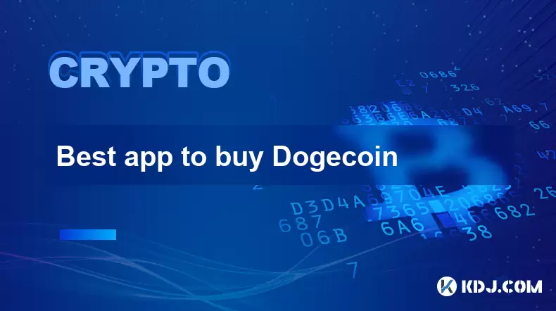 Best app to buy Dogecoin Best app to buy Dogecoin
