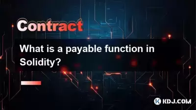 What is a payable function in Solidity?