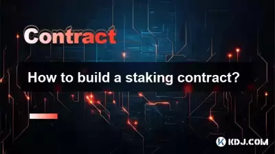 How to build a staking contract?