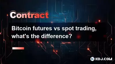 Bitcoin futures vs spot trading, what's the difference?