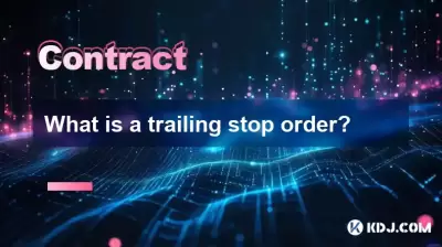 What is a trailing stop order?