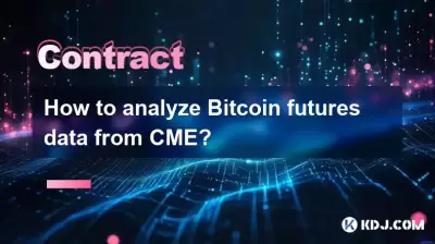 How to analyze Bitcoin futures data from CME?