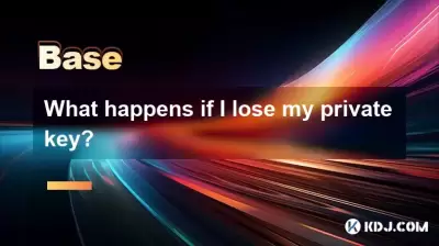 如果我失去私钥会怎么办？