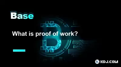 What is proof of work?