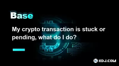 My crypto transaction is stuck or pending, what do I do?