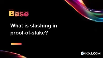 What is slashing in proof-of-stake?