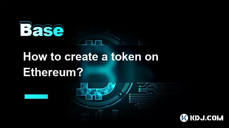 Wie erstelle ich ein Token auf Ethereum? Wie erstelle ich ein Token auf Ethereum?