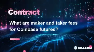 What are maker and taker fees for Coinbase futures?