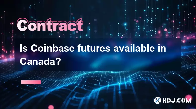 Coinbase Futures는 캐나다에서 사용할 수 있습니까? Coinbase Futures는 캐나다에서 사용할 수 있습니까?