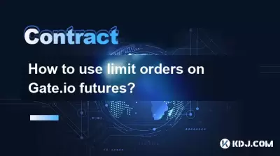 How to use limit orders on Gate.io futures?