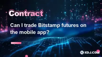 Can I trade Bitstamp futures on the mobile app?