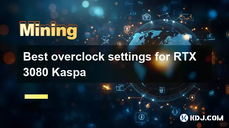 RTX 3080 카스파에 대한 최상의 오버 클럭 설정 RTX 3080 카스파에 대한 최상의 오버 클럭 설정