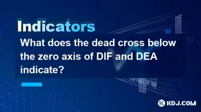 DIF和DEA的零轴下方的死亡交叉表示什么？